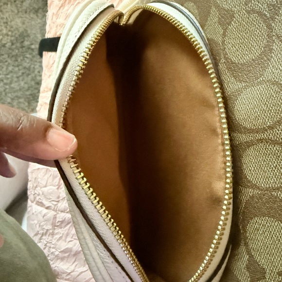 Coach Mini Backpack Signature Canvas White Leather Gold Hardware - Picture 8 of 11